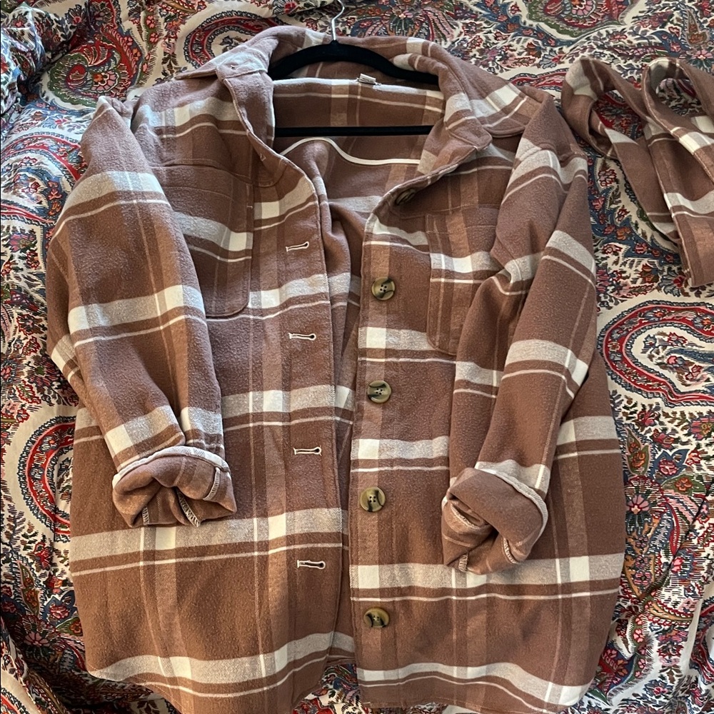 Brown Shacket